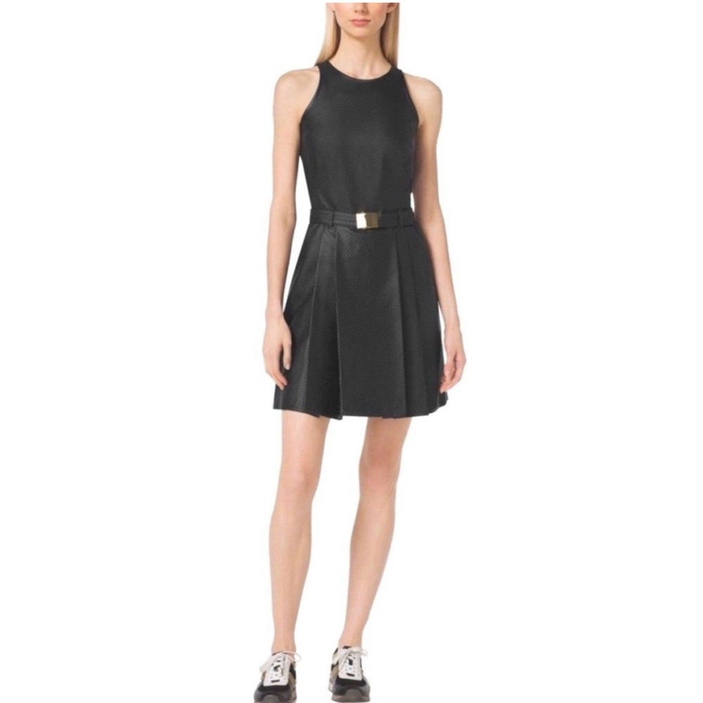 Michael Kors Faux Leather Dress